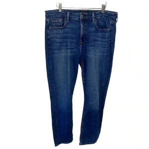 7 for all Mankind Jen 7 slim boyfriend blue jeans size‎ 14